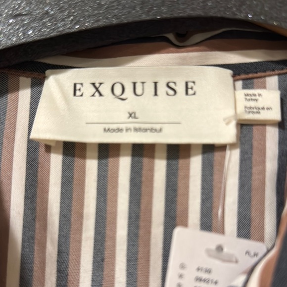 Striped Brown Dress - Picture 2 of 5